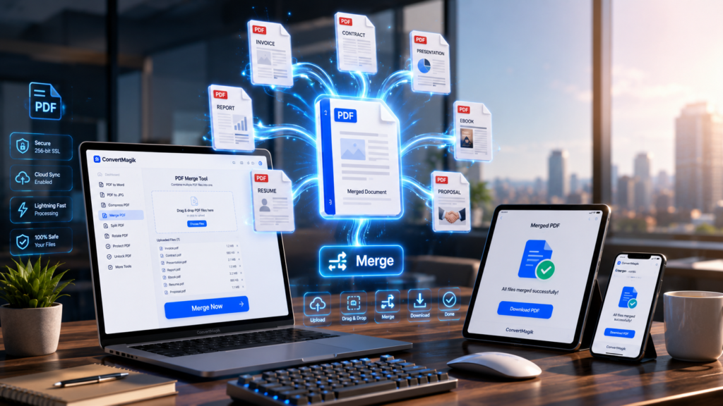 How to Merge PDF Files Online for Free (2026 Step-by-Step Guide)